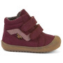Dziecięce całoroczne buty barefoot Frodo Ollie Tex Bordeaux