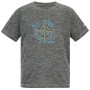 T-shirt dziecięcy Regatta Alvarado Black Marl szary Black Marl