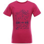 T-shirt dziecięcy Alpine Pro Nogero Fuchsia różowy FUCHSIA FEDORA VARIANTA PA