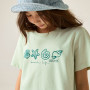 T-shirt dziecięcy Regatta Bosley OceanMist