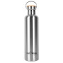 Butelka termiczna ze stali nierdzewnej Tatonka Hot + Cold Stuff Bamboo Lid 1000 srebrny