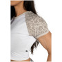 Koszulka damska Nebbia Crop Top Leopard '97 Primal