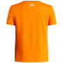 Dziecięca koszulka Under Armour UA B Logo Wordmark SS Outrageous Orange