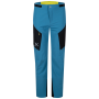 Męskie spodnie softshellowe Montura Ritmo Pants niebieski SteelBlue/SunnyLime