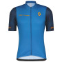 Męska koszulka kolarska Scott M's RC Team 10 SS niebieski/pomarańczowy storm blue/copper orange