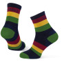 Skarpetki Warg Happy Merino M Stripes niebieski/czerwony Navy/Red