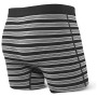 Bokserki Saxx Ultra Boxer Brief Fly Black Crew Stripe