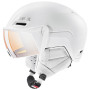 Kask narciarski Uvex HLMT 700 Visor biały WhiteMat