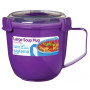 Kubek Sistema Large Soup Mug Color fioletowy