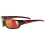 Okulary przeciwsłoneczne Uvex Sportstyle 211 czerwony Black Red/Mir Red