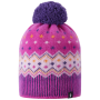 Czapka dziecięca Reima Pohjoinen Plum Purple fioletowy Plum Purple