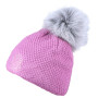 Czapki zimowe Sherpa Hazel-PA różowy Lilac