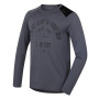 Męska koszulka Husky Merino 100 dl. rukáv Wolf szary