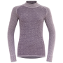 Damska koszulka Devold Kvitegga Merino 230 Cross Neck