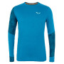 Koszulka męska Salewa Cristallo Warm Amr M L/S Tee. niebieski CloisonneBlue