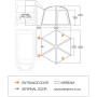 Przedsionek Vango Airhub Hexaway II Tall