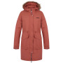 Damski płaszcz zimowy Husky Nelidas L czerwony fd. bordo