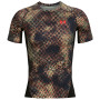 Koszulka męska Under Armour HG Armour Prtd Comp czarny/czerwony Black/Bolt Red/Bolt Red