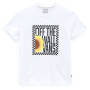 T-shirt dziecięcy Vans Sunlit Crew biały White