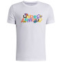 Dziecięca koszulka Under Armour UA B Patch Pack Wm SS White biały/czarny White / / Black