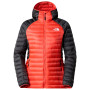 Kurtka damska The North Face W Bettaforca Lt Down Hoodie czerwony RADIANT ORANGE/TNF BLACK