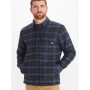 Koszula męska Marmot Ridgefield Heavyweight Sherpa Lined Flannel niebieski Storm
