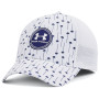 Bejsbolówka Under Armour Iso-chill Driver Mesh biały White / / Sonar Blue