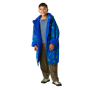 Płaszcz nieprzemakalny dziecięcy Regatta Junior Changing Robe Olymp Blue Dino