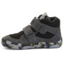 Dziecięce całoroczne buty barefoot Frodo Barefoot Tex Fun Autumn Grey/Black