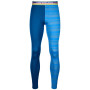 Męskie kalesony Ortovox 185 Rock'N'Wool Long Pants niebieski JustBlue