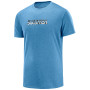 Koszulka męska Salomon Agile Graphic Tee M niebieski AlloyHeat