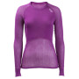 Damska koszulka Brynje of Norway Lady Wool Thermo light Shirt fioletowy Violet