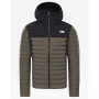 Kurtka męska The North Face Stretch Down Hoodie zarys NewTaupeGreen/TnfBlack