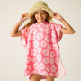 Ponczo dziecięce Regatta Kids Towel Robe PinkHazPetal