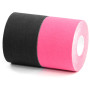 Taśma kinesiotaping BronVit Sport Kinesio Tape set czarny/różówy