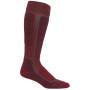 Męskie podkolanówki Icebreaker Mens Ski+ Medium OTC czerwony/szary Cabernet