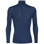 Koszulka męska Icebreaker Mens 175 Everyday LS Half Zip 2021 niebieski EstateBlue