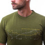 Koszulka męska Sensor Merino Wool Active PT Track (short sleeve)