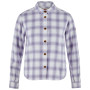 Koszula damska Fjällräven Övik Boxy Flannel Shirt W biały/fioletowy Eggshell-Lavender Mist