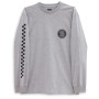 Koszulka męska Vans Original Checkerboard C LS zarys Athletic Heather