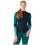 Damska koszulka Smartwool W Intrknt Thrml Mrn Bl Colorbl 1/4 Zip