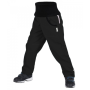 Dziecięce spodnie softshellowe Unuo fleece Street czarny