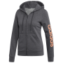 Bluza damska Adidas Essentials Linear FZ HD ciemnoszary