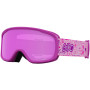 Dziecięce gogle narciarskie Giro Buster AR40 czarny/różówy Pink Black Block Amber Pink