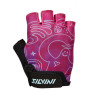 Rękawiczki rowerowe dla dzieci Silvini Punta czarny/różówy black-fuchsia