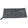 Ręcznik Pinguin Micro Towel XL 75x150 Map zarys Grey