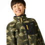 Bluza dziecięca Regatta Junior Frankie Warm Fleece Bark Green Camo