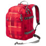 Plecak dziecięcy Jack Wolfskin Berkeley S czerwony IndianRedWovenCheck