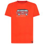 Koszulka męska La Sportiva Van T-Shirt M 2024 czerwony Poppy
