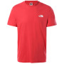 Koszulka męska The North Face Simple Dome Tee czerwony/biały RococcoRed